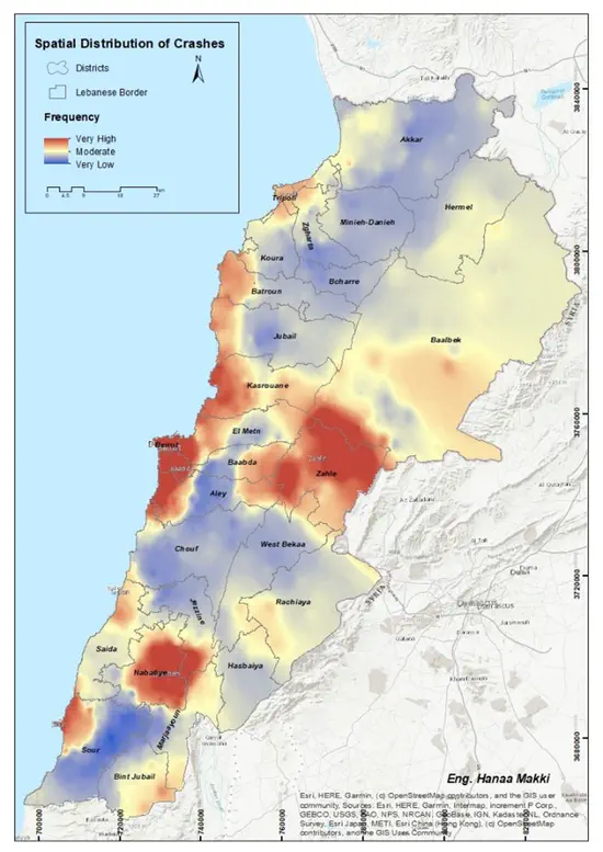 Lebanese Observatory for Crashes on Road